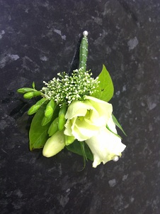 Rose and Freesia corsage