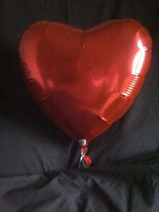 Red heart balloon