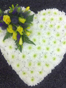 large luxury heart wreath